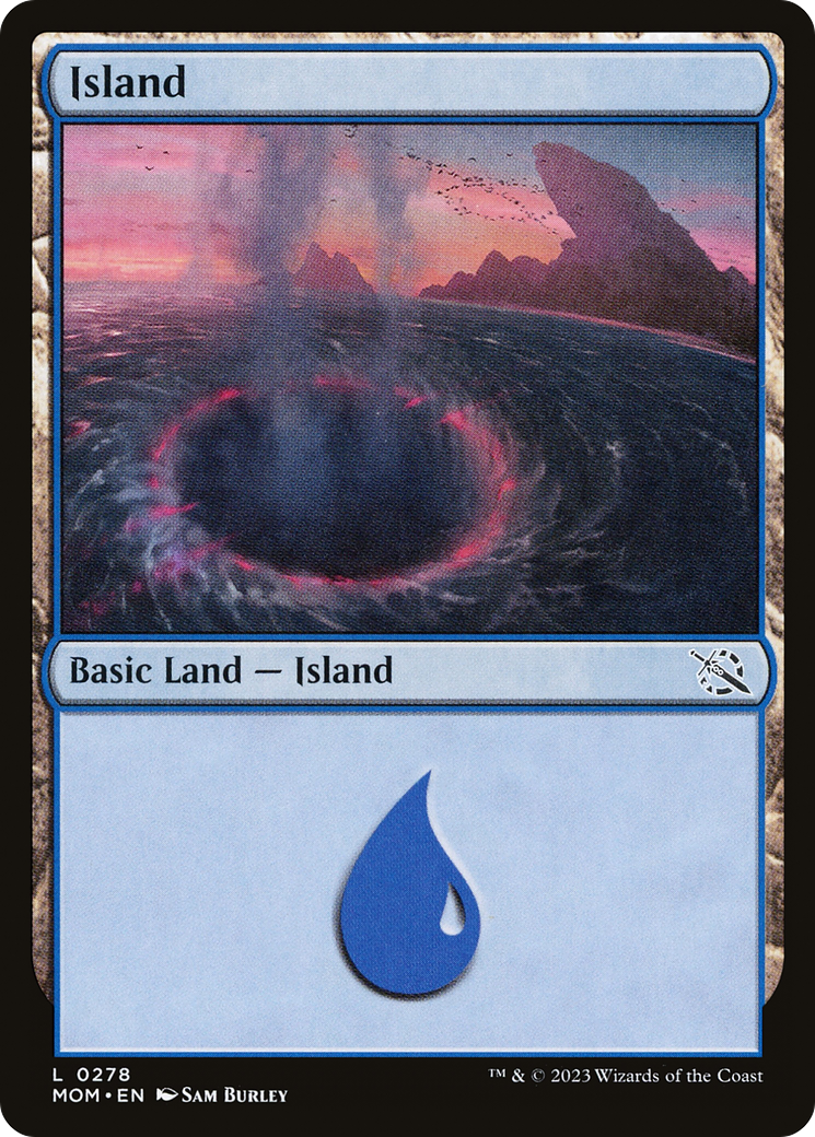 Island (MOM-278) [March of the Machine] Foil