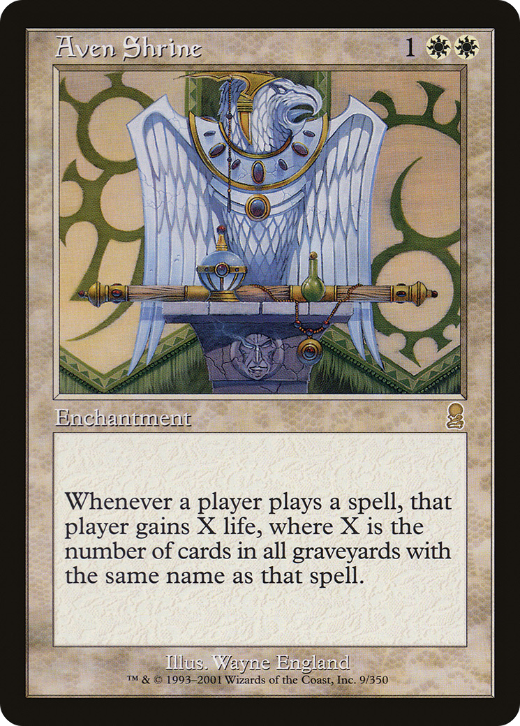Aven Shrine (ODY-009) [Odyssey] Foil