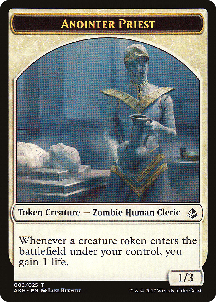 Anointer Priest Token (AKH-002) [Amonkhet Tokens]
