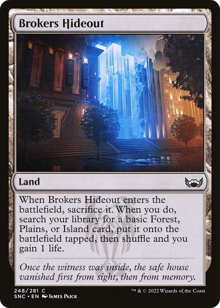 Brokers Hideout (SNC-248) [Streets of New Capenna] Foil
