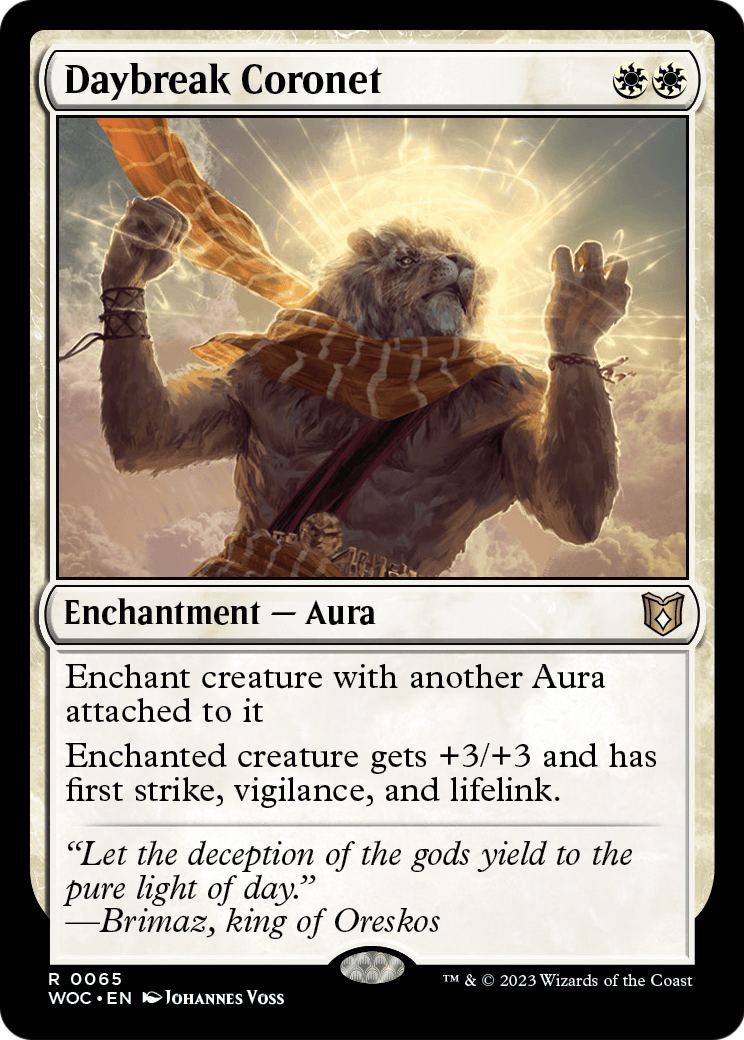 Daybreak Coronet (WOC-065) [Wilds of Eldraine Commander]