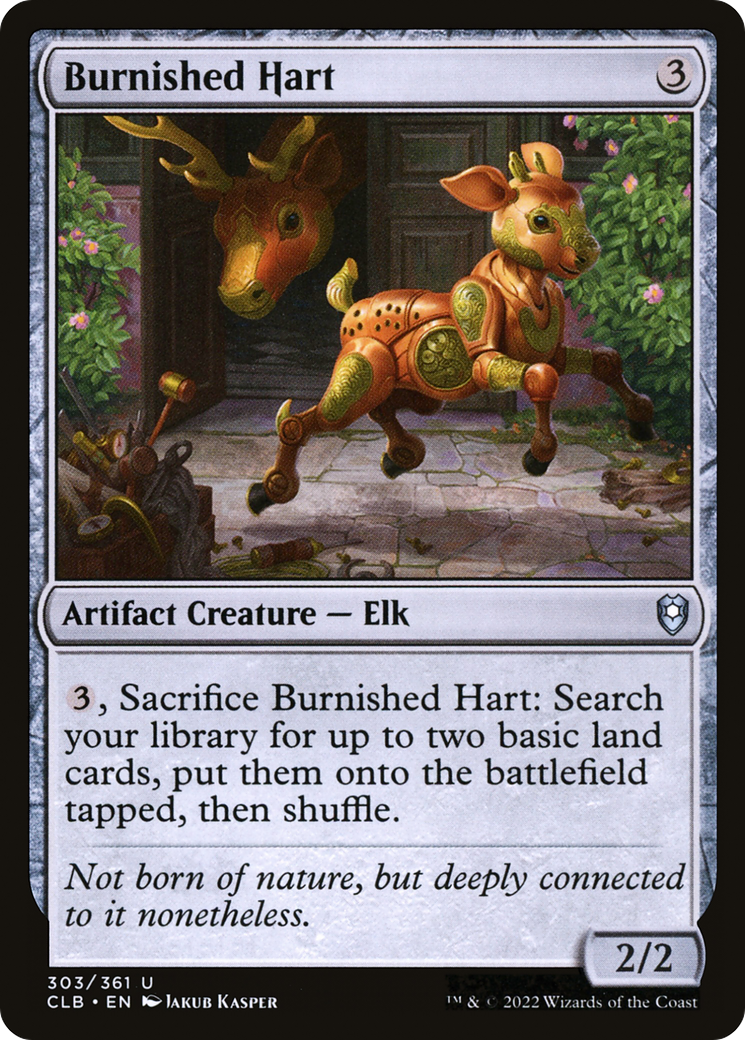 Burnished Hart (CLB-303) [Commander Legends: Battle for Baldur's Gate] Foil