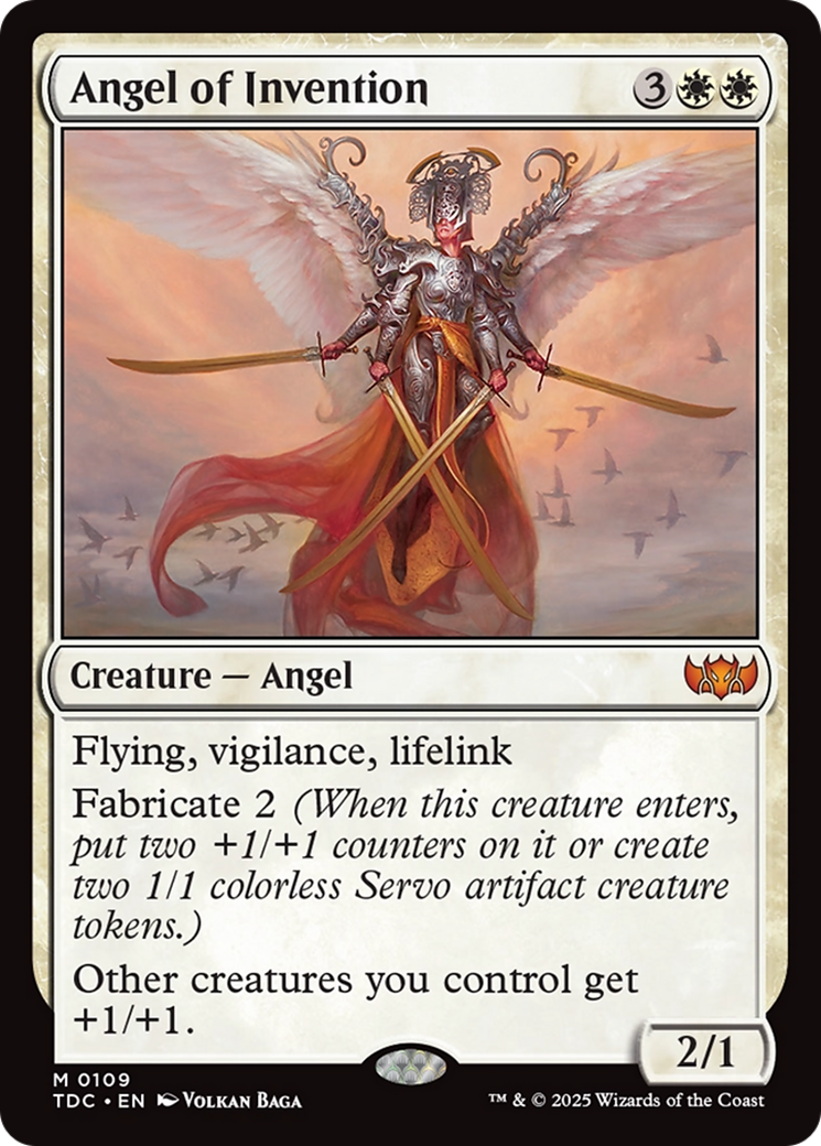 Angel of Invention (TDC-109) [Commander: Tarkir: Dragonstorm]