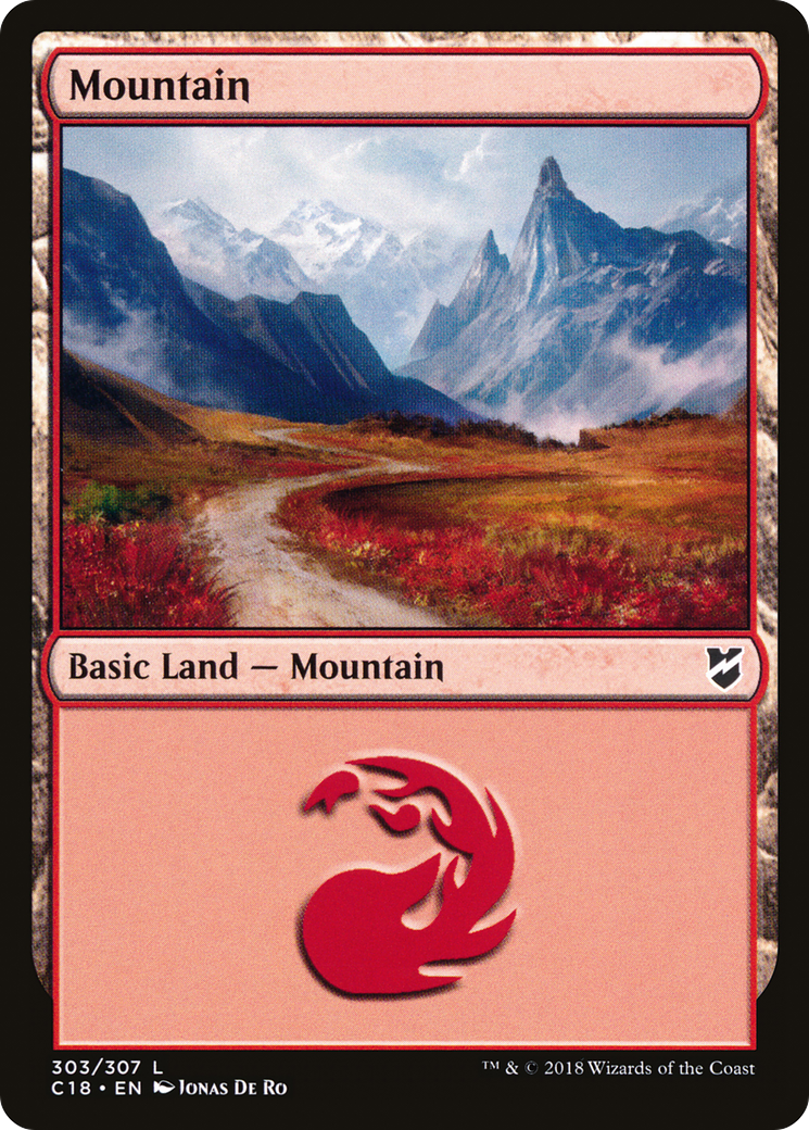 Mountain (C18-303) [Commander 2018]