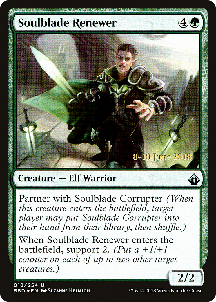 Soulblade Renewer (LARP-018) [Battlebond Promos] Foil