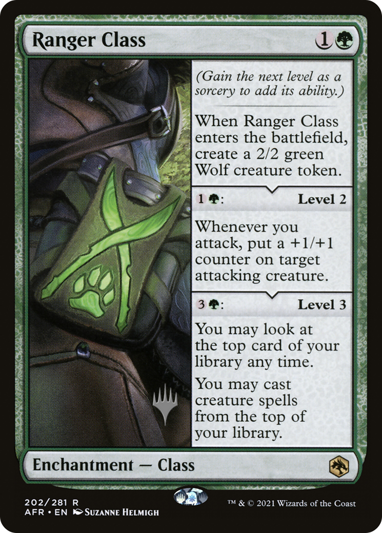 Ranger Class (PPAFR-202P) [Promo Pack: Adventures in the Forgotten Realms Promos] Foil