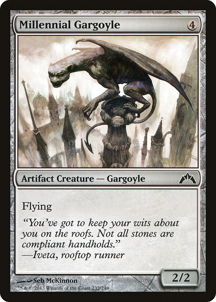 Millennial Gargoyle (GTC-232) [Gatecrash]