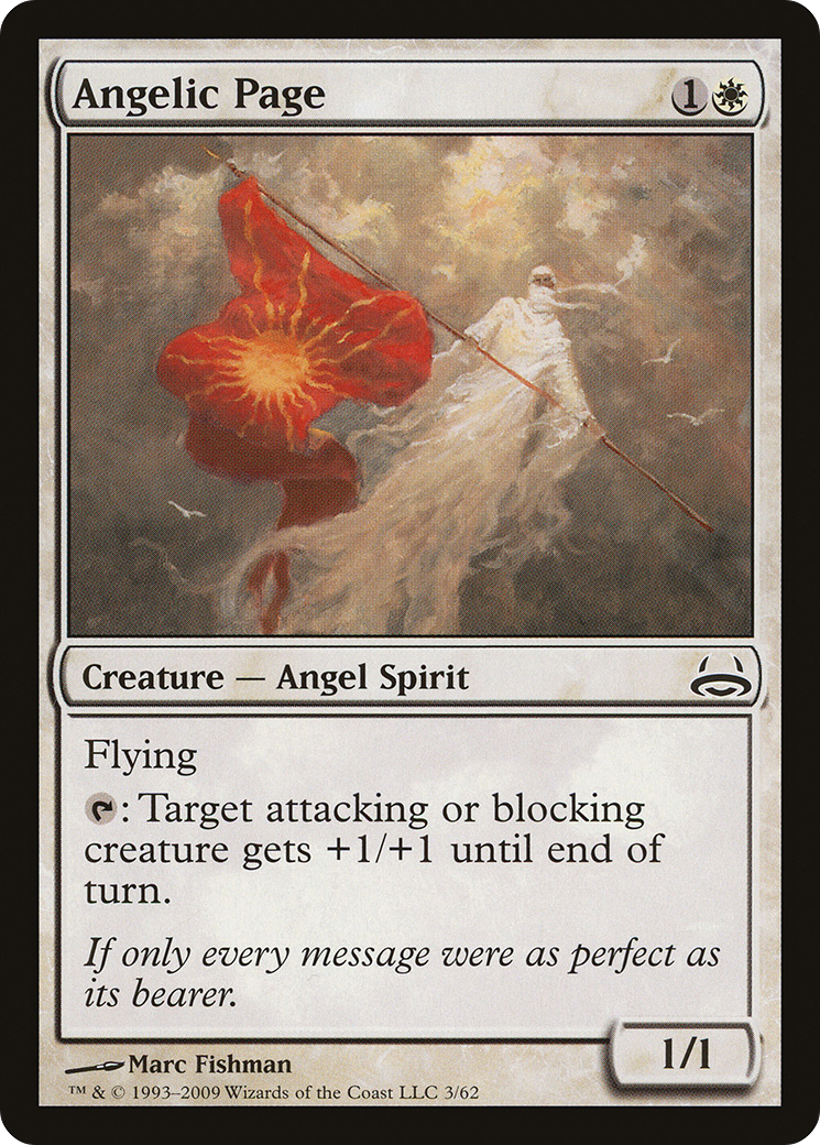Angelic Page (DDC-003) [Duel Decks: Divine vs. Demonic]
