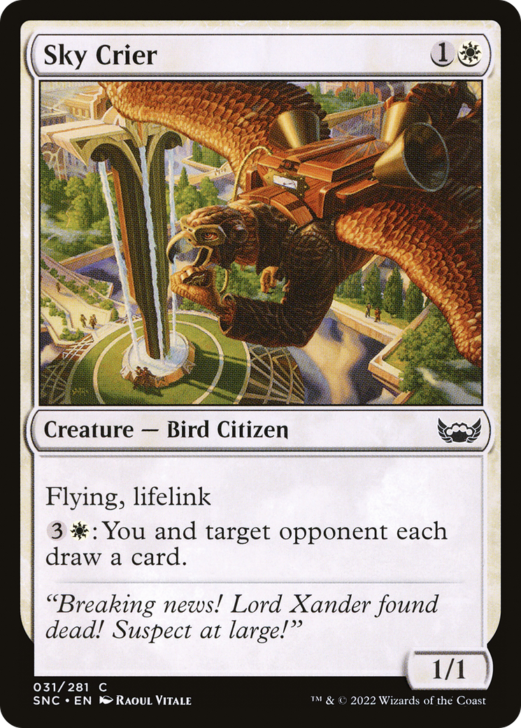 Sky Crier (SNC-031) [Streets of New Capenna]