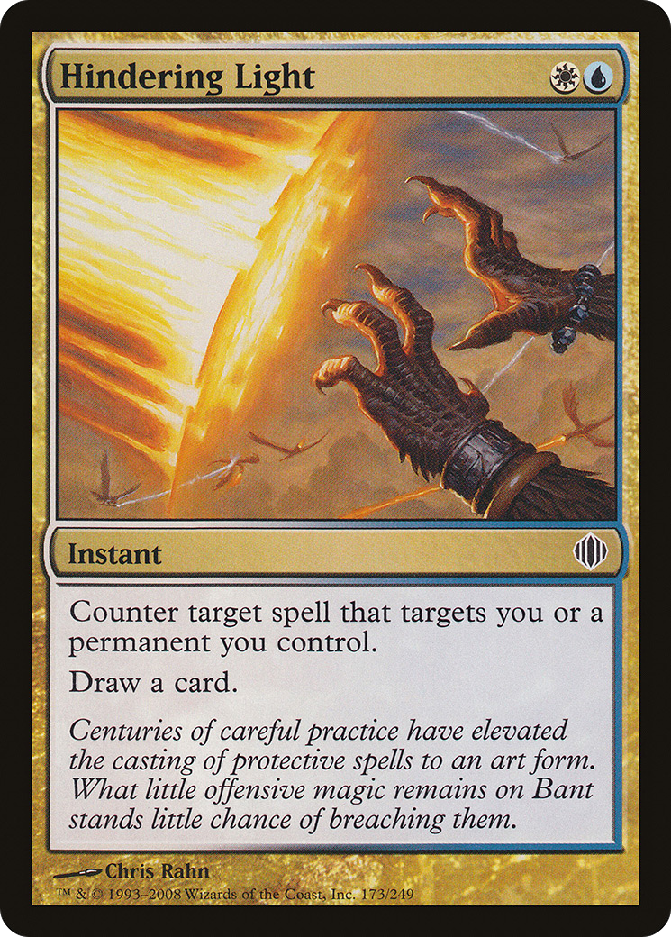 Hindering Light (ALA-173) [Shards of Alara] Foil