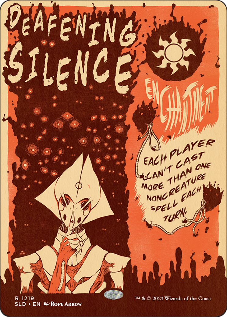 Deafening Silence (SLD-1219) (Borderless) [Secret Lair Drop] Foil