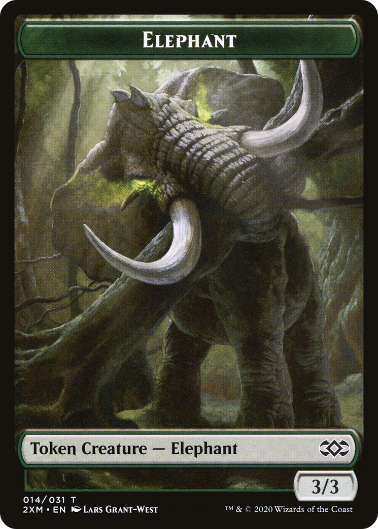 Elephant (T2XM-014) [Double Masters Tokens] Foil