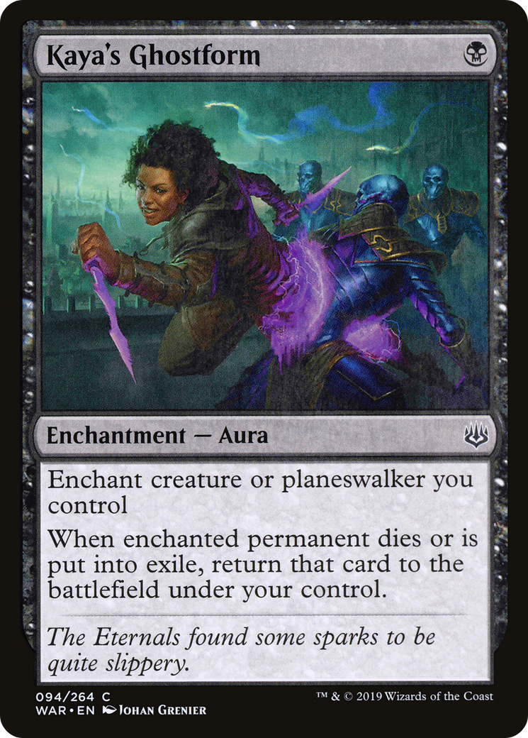 Kaya's Ghostform (WAR-094) [War of the Spark] Foil