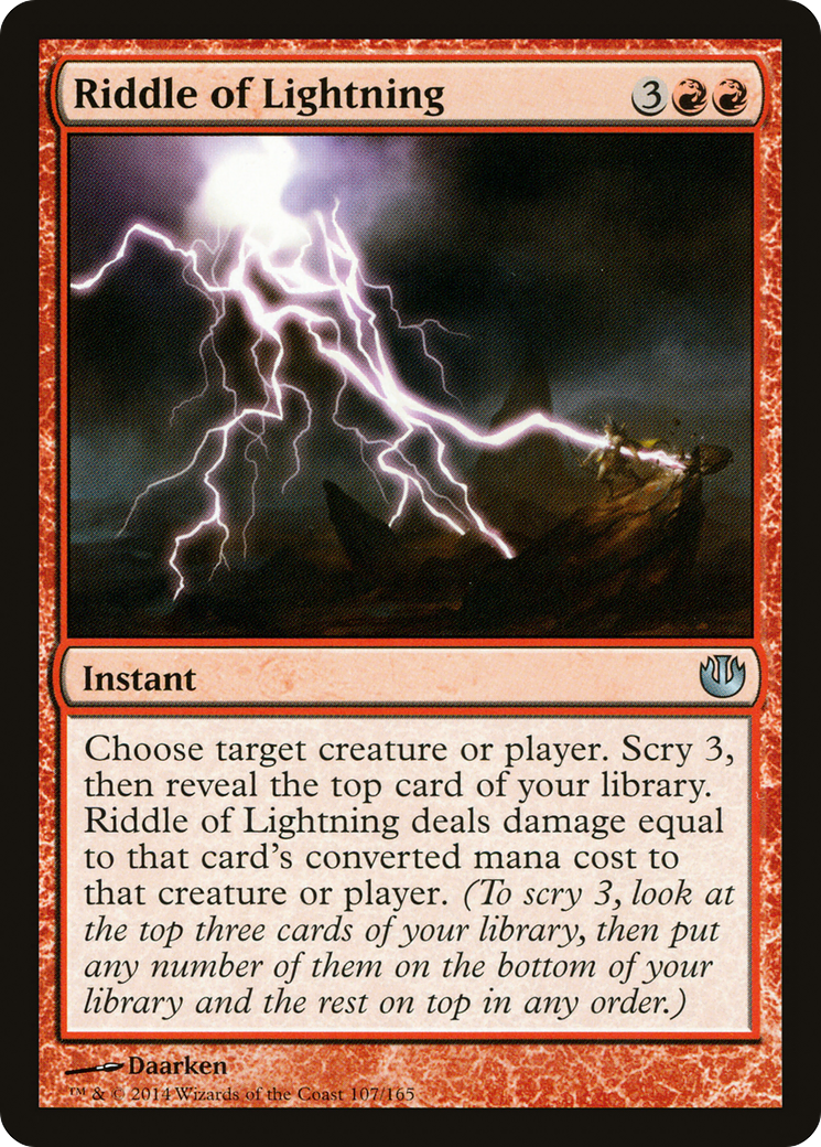 Riddle of Lightning (JOU-107) [Journey into Nyx] Foil