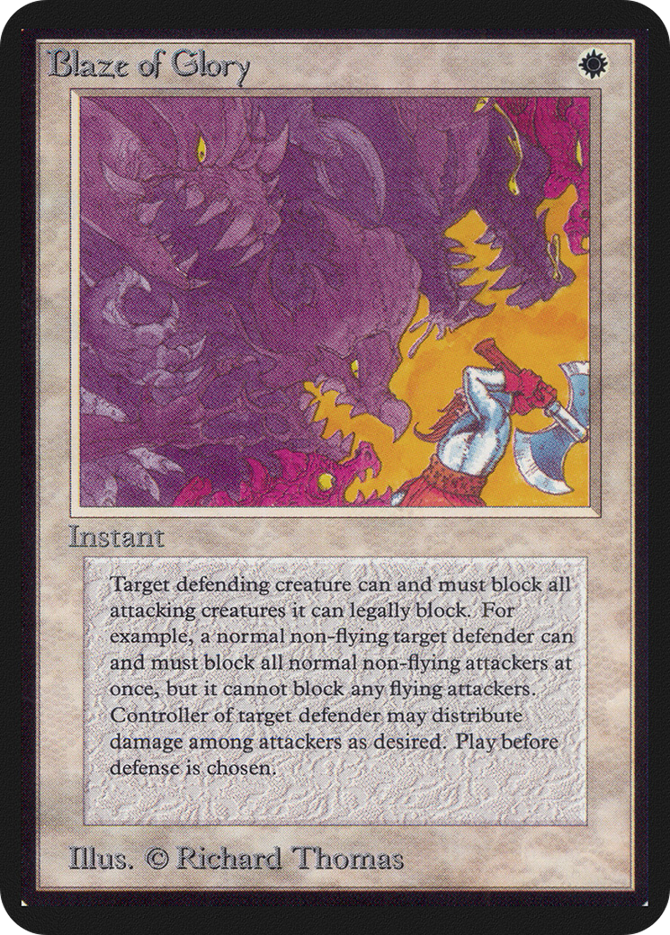 Blaze of Glory [Limited Edition Alpha]