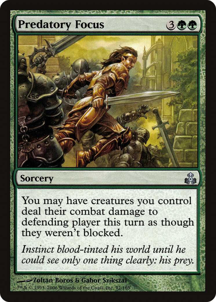 Predatory Focus (GPT-092) [Guildpact]