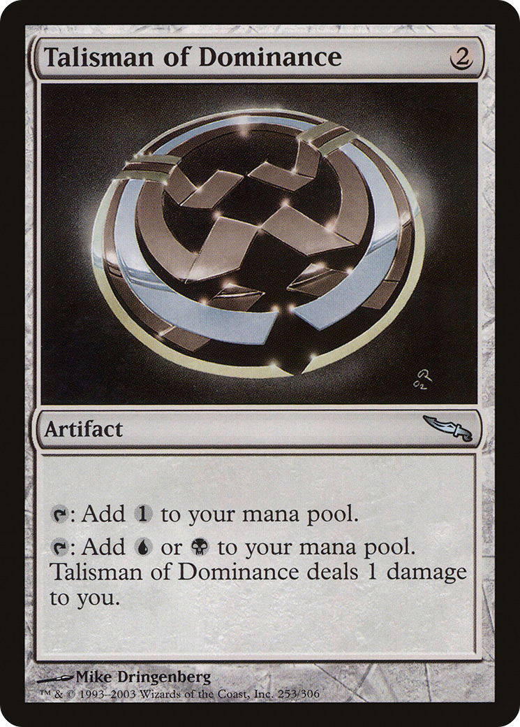 Talisman of Dominance (MRD-253) [Mirrodin] Foil