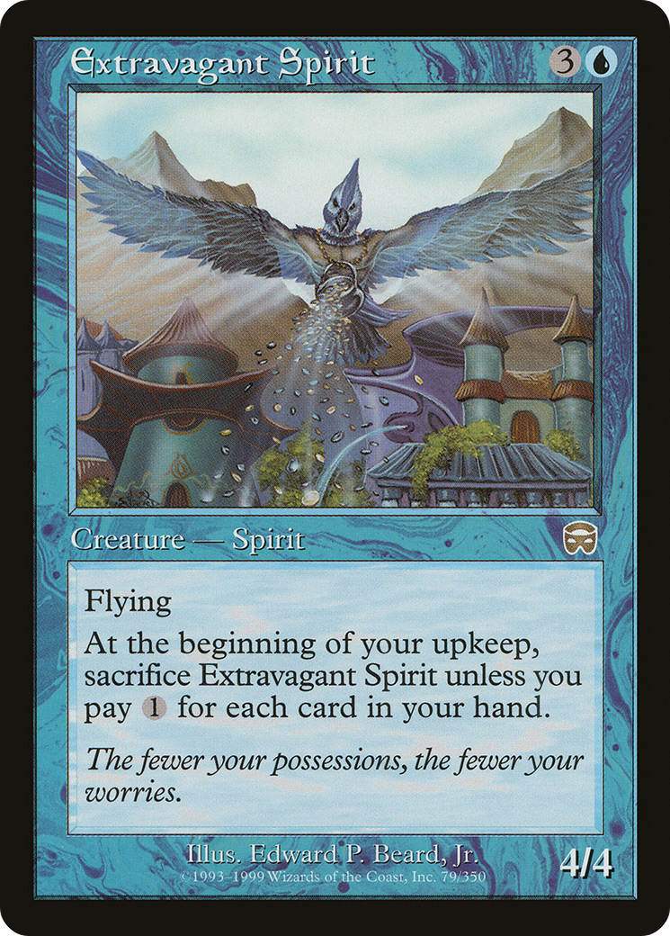 Extravagant Spirit (MMQ-079) [Mercadian Masques]