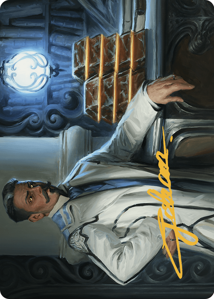 Baron Bertram Graywater // Baron Bertram Graywater (AOTJ-019) (Borderless) [Outlaws of Thunder Junction Art Series]