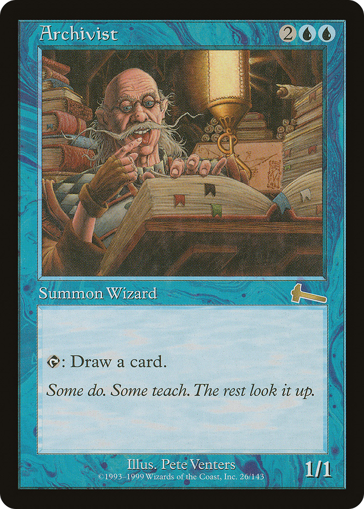 Archivist (ULG-026) [Urza's Legacy] Foil