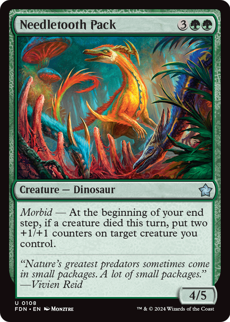 Needletooth Pack (FDN-108) [Foundations] Foil