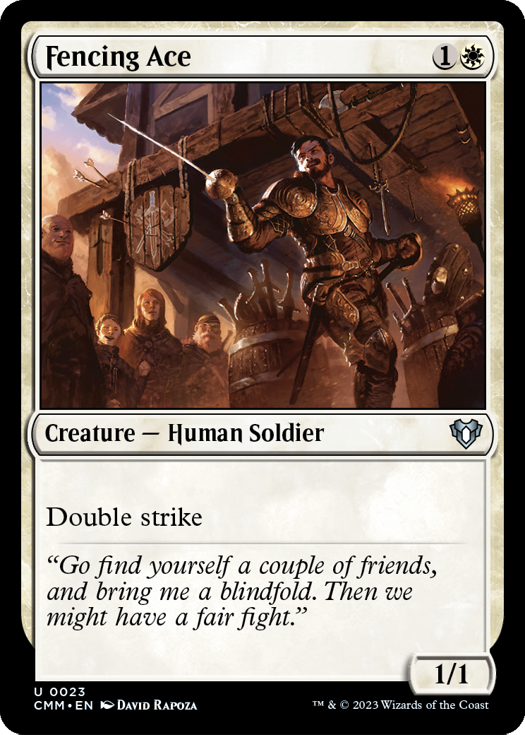 Fencing Ace (CMM-023) [Commander Masters]
