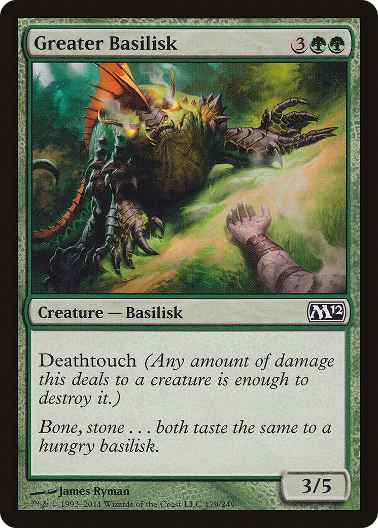 Greater Basilisk (M12-179) [Magic 2012] Foil