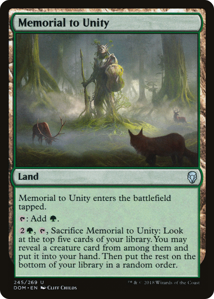 Memorial to Unity (DOM-245) [Dominaria]