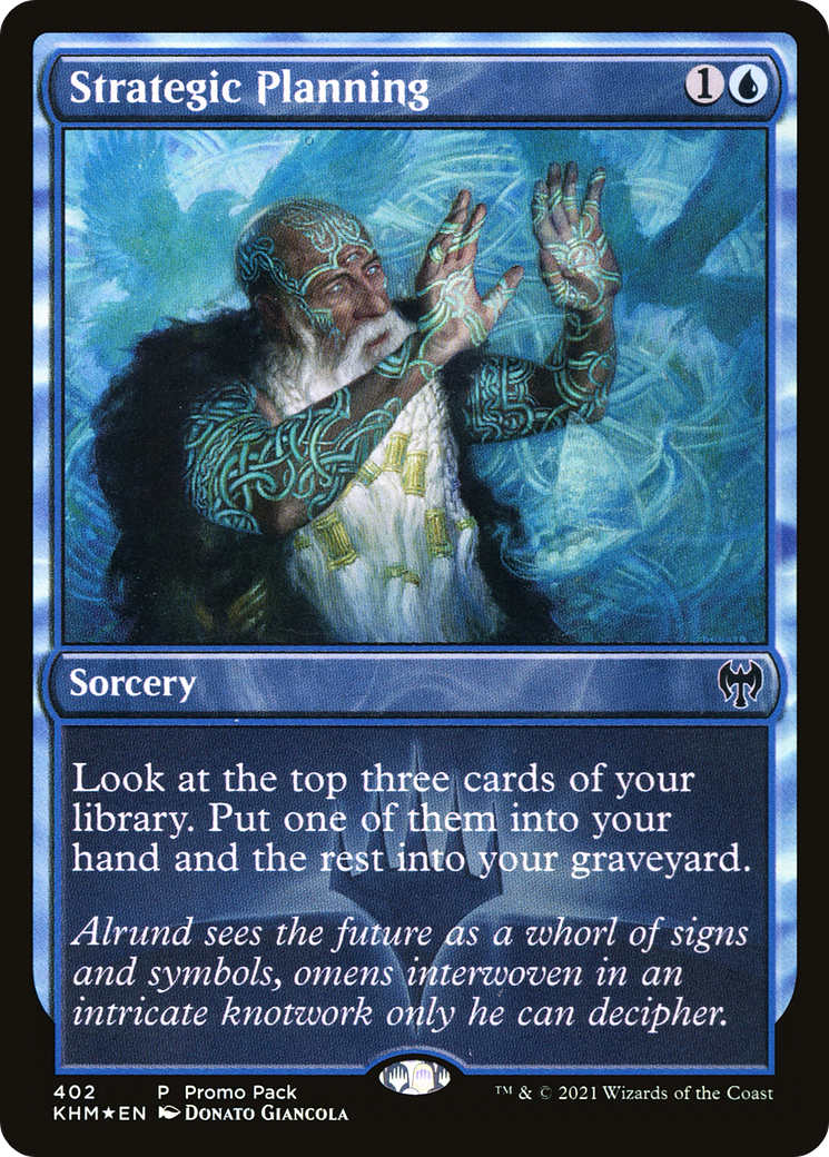 Strategic Planning (PPKHM-402) [Promo Pack: Kaldheim] Foil