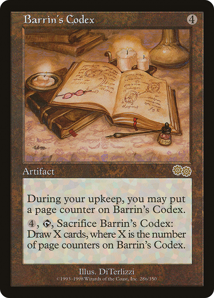 Barrin's Codex (USG-286) [Urza's Saga]