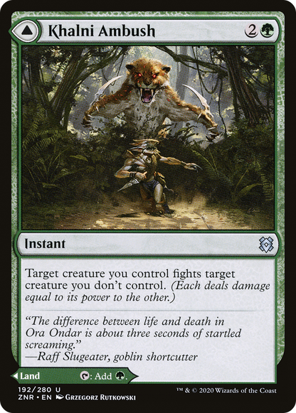 Khalni Ambush (ZNR-192) [Zendikar Rising]