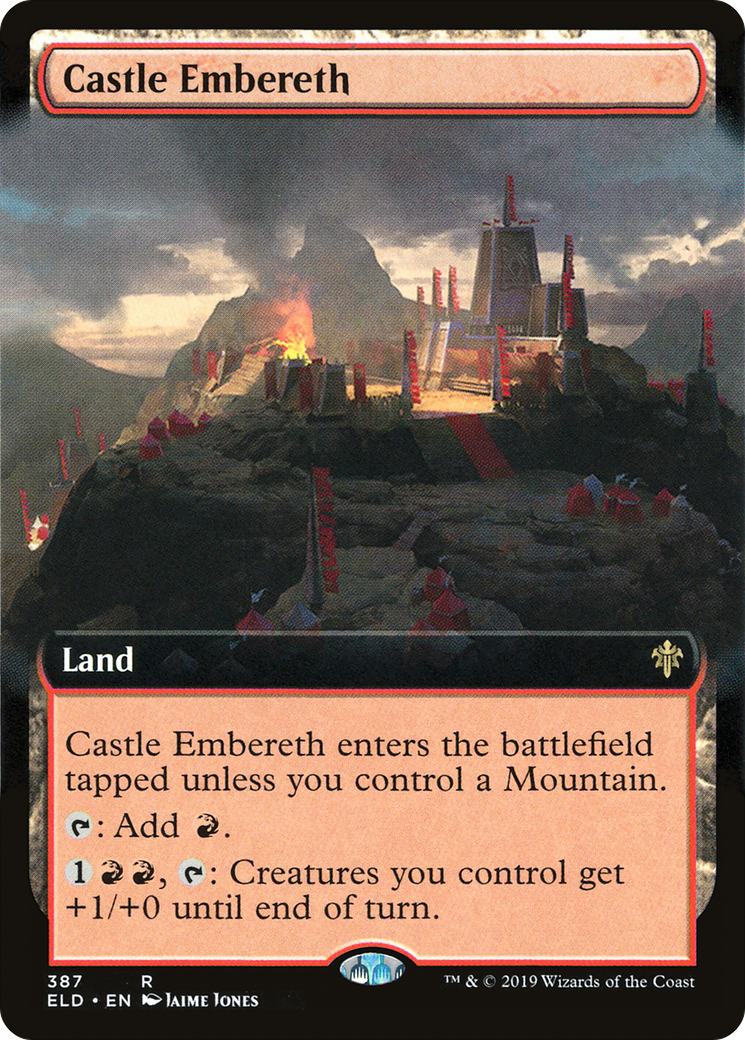 Castle Embereth (Extended Art) (ELD-387) [Throne of Eldraine] Foil