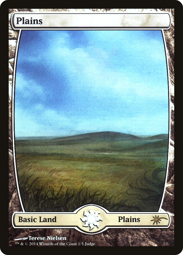 Plains - Full Art (JDG-001) [Judge Gift Cards 2014] Foil