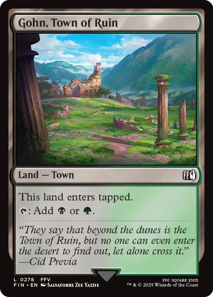 Gohn, Town of Ruin (FIN-278) [FINAL FANTASY] Foil