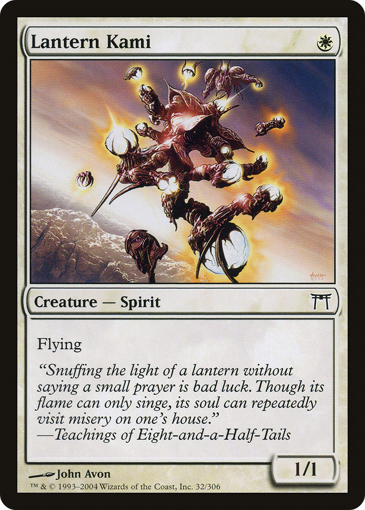 Lantern Kami (CHK-032) [Champions of Kamigawa] Foil