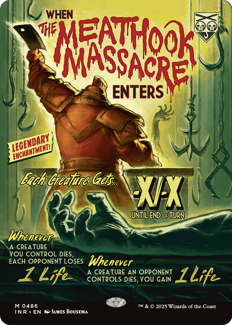 The Meathook Massacre (Showcase) (INR-486) (Borderless) [Innistrad Remastered] Foil