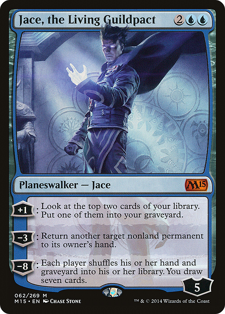 Jace, the Living Guildpact (M15-062) [Magic 2015] Foil