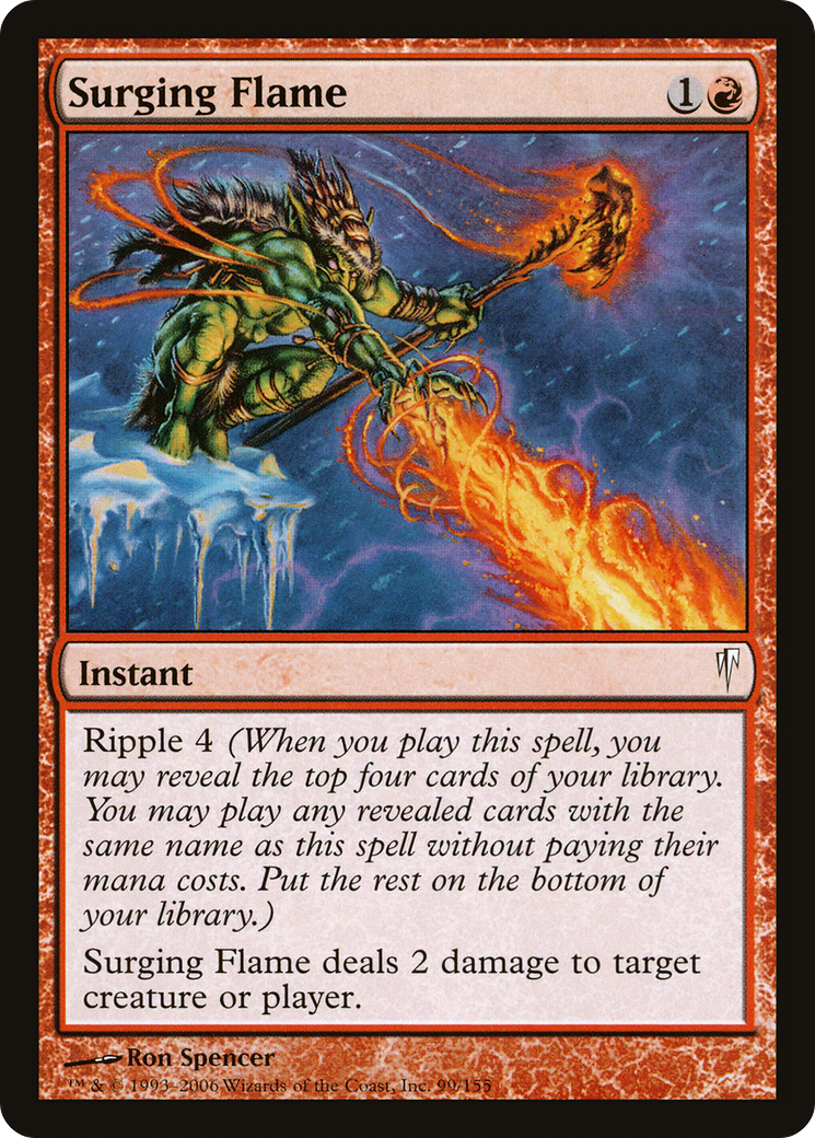Surging Flame (CSP-099) [Coldsnap] Foil