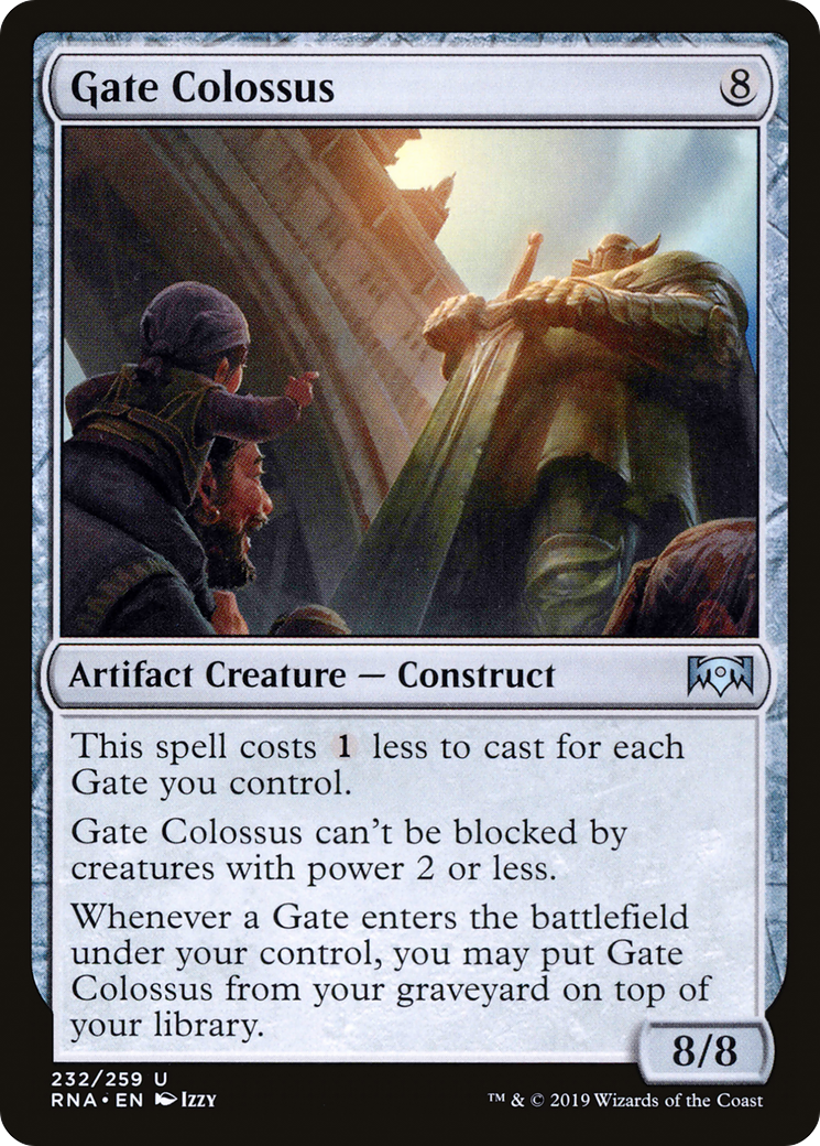 Gate Colossus (RNA-232) [Ravnica Allegiance] Foil