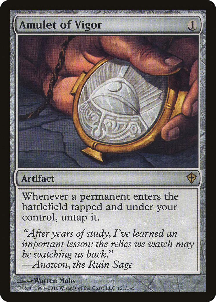 Amulet of Vigor (WWK-121) [Worldwake] Foil