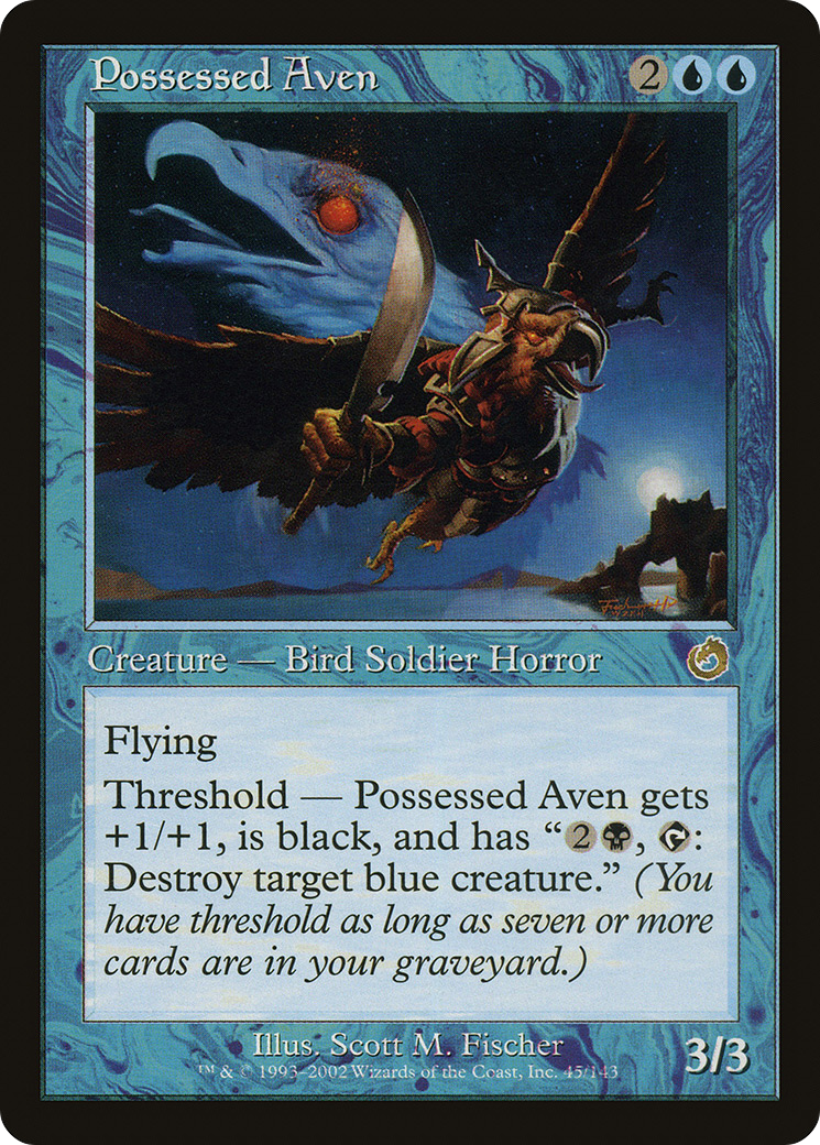Possessed Aven (TOR-045) [Torment] Foil