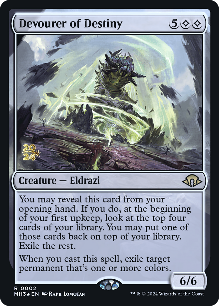Devourer of Destiny (PRE-002) [Modern Horizons 3 Promos] Foil