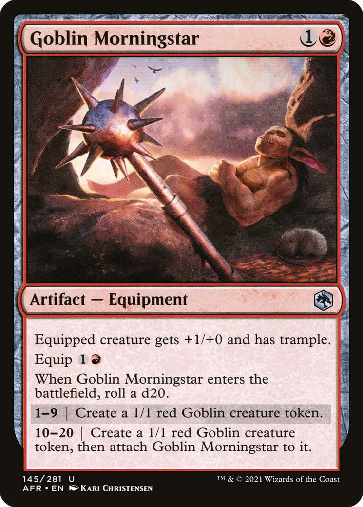 Goblin Morningstar (AFR-145) [Adventures in the Forgotten Realms]