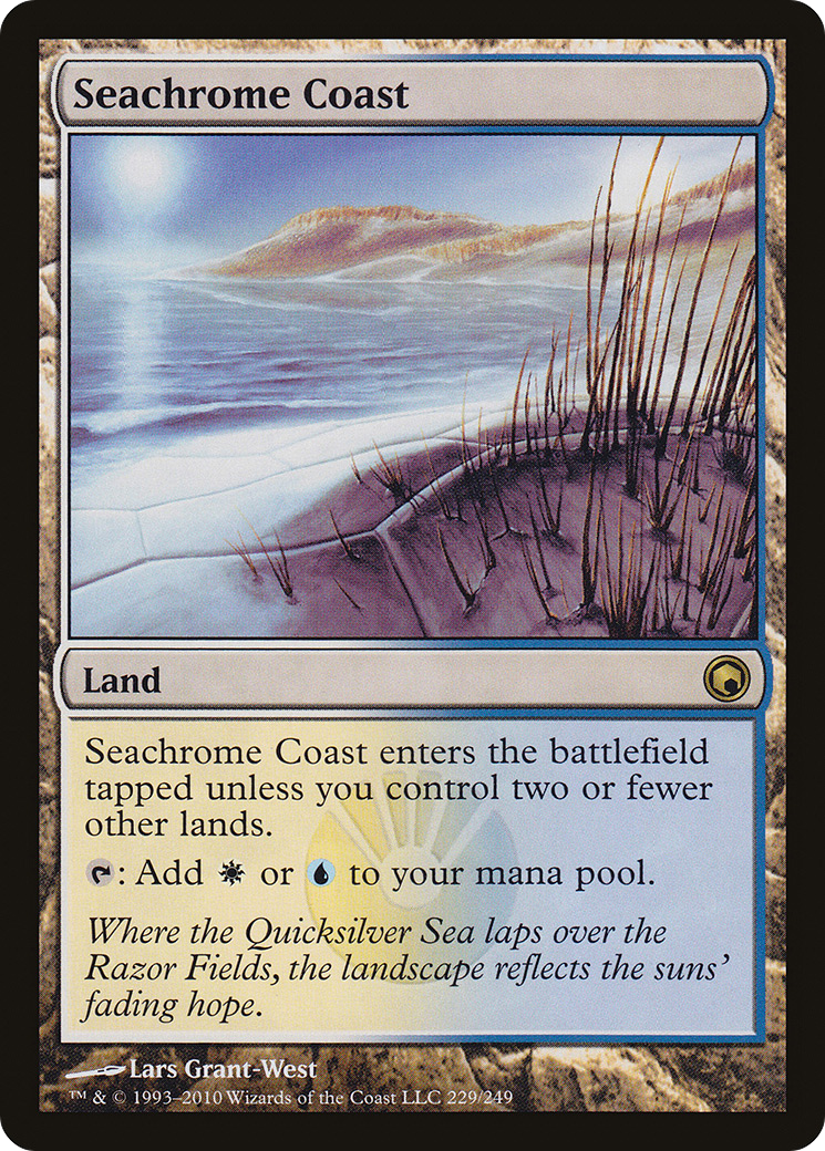 Seachrome Coast (SOM-229) [Scars of Mirrodin] Foil
