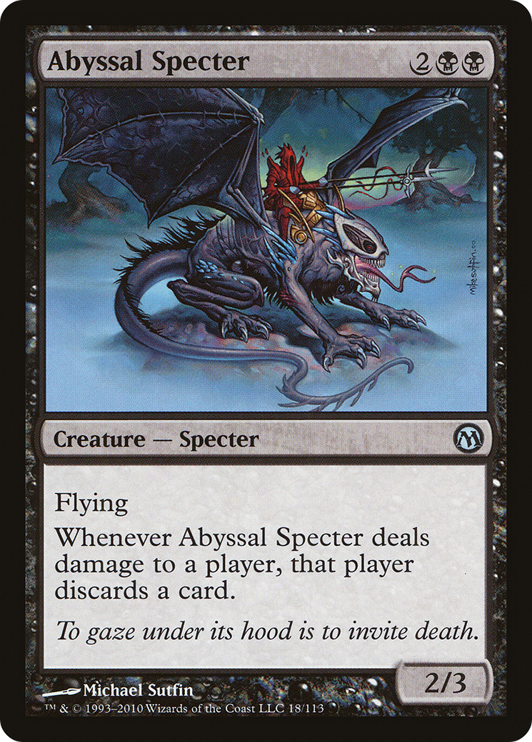 Abyssal Specter (DPA-018) [Duels of the Planeswalkers]