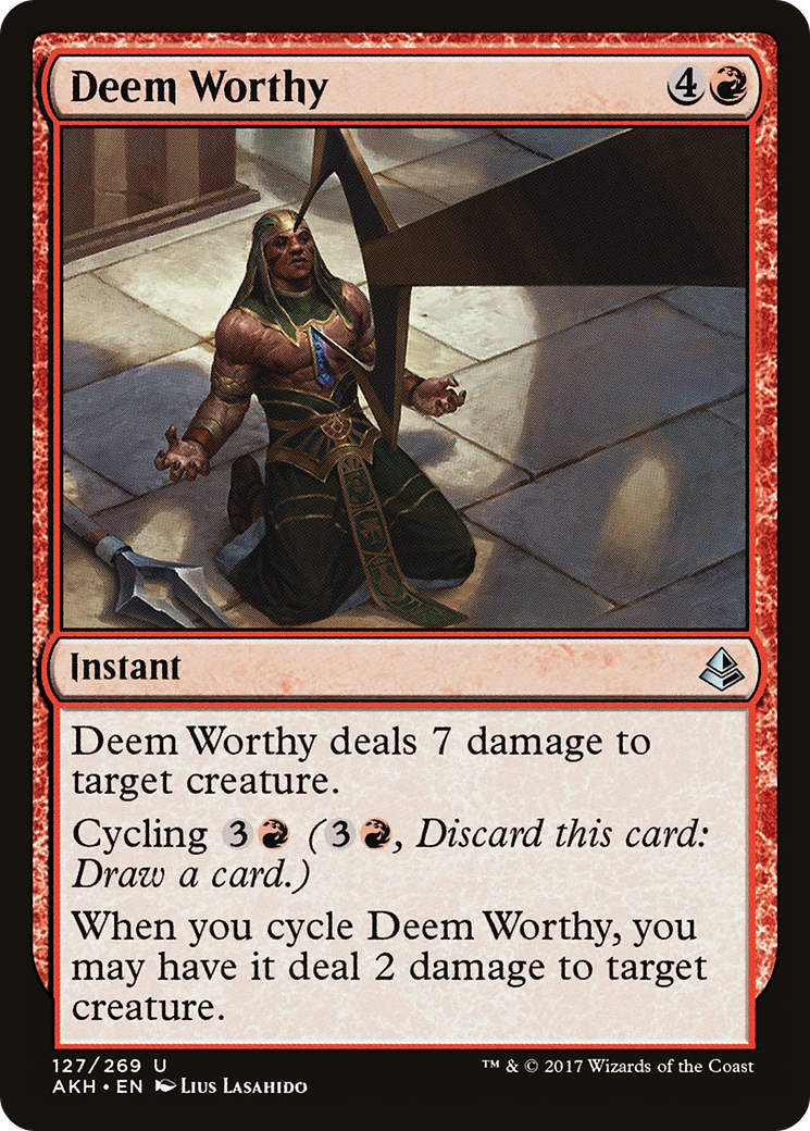 Deem Worthy (AKH-127) [Amonkhet] Foil