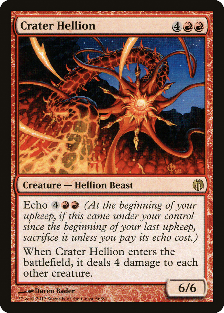 Crater Hellion (DDL-056) [Duel Decks: Heroes vs. Monsters]
