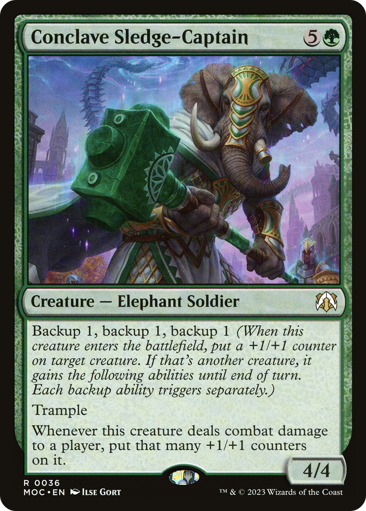 Conclave Sledge-Captain (MOC-036) [March of the Machine Commander]