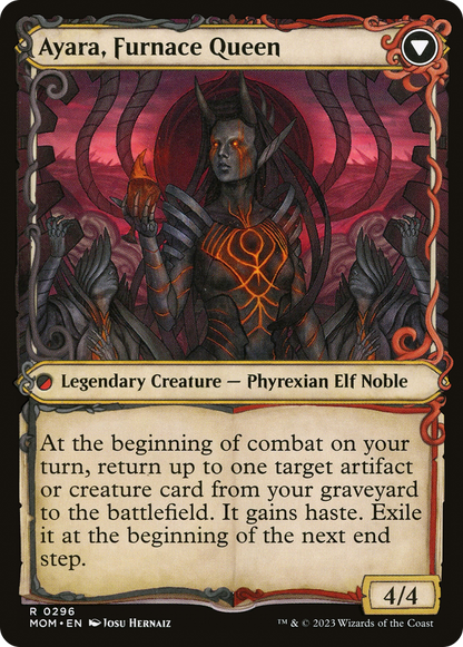 Ayara, Widow of the Realm (Showcase) (MOM-296) [March of the Machine] Foil