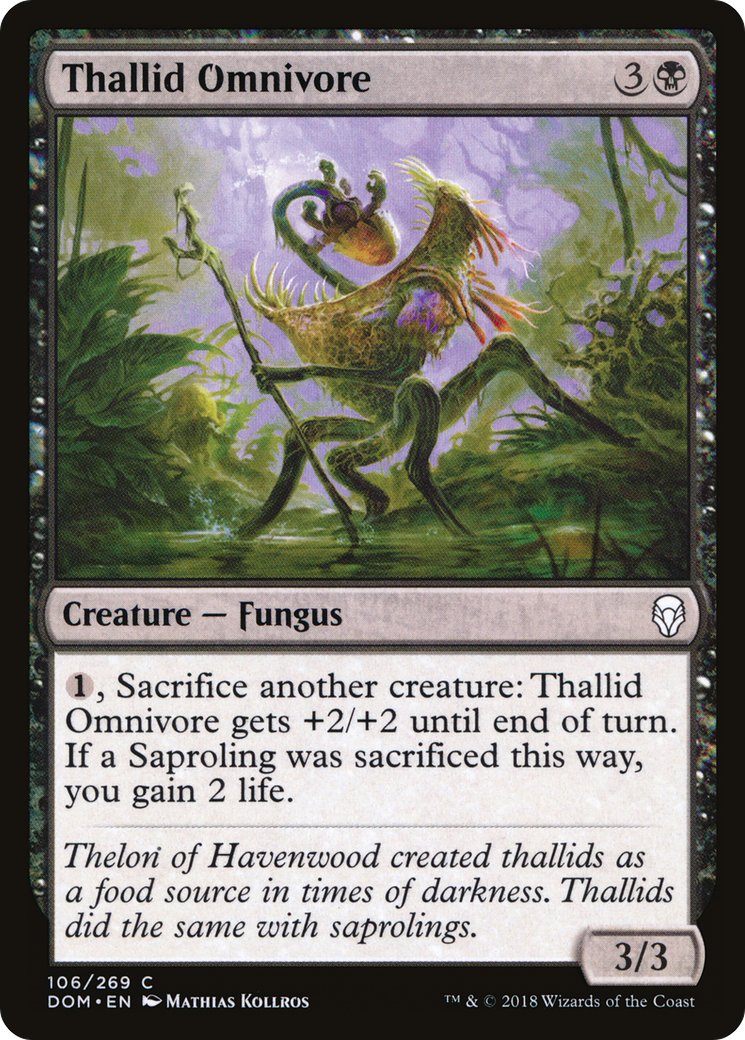 Thallid Omnivore (DOM-106) [Dominaria] Foil